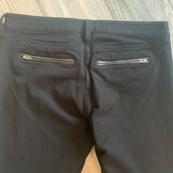 Banana Republic black Moto jeans size 6 - Picture 4 of 7